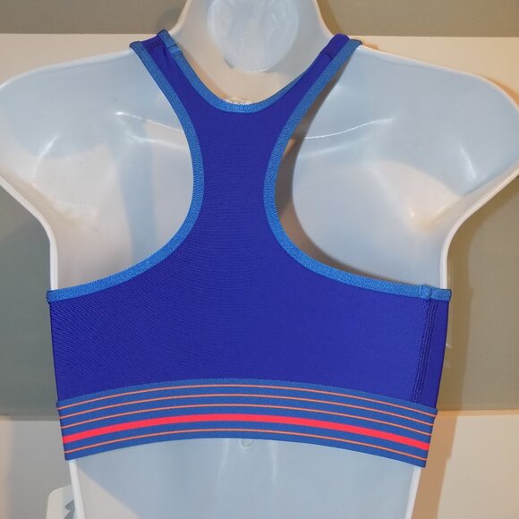 Under Armour Blue Bra Mid Impact Support SIZE S WOMEN'S NEW - Picture 3 of 3